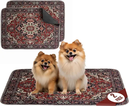 Miniatura 62 de PUPIBOO Almohadillas lavables para orina para perros y gatos - Almohadillas de entrenamiento para cachorros reutilizables súper absorbentes - 100%