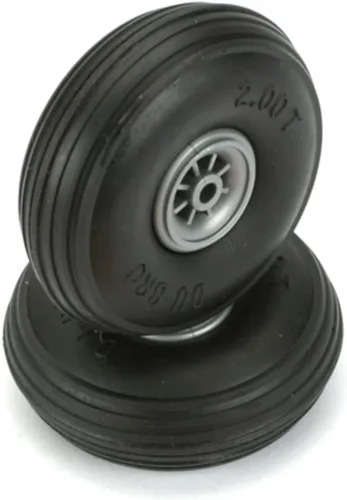 Miniatura 2 de Du-Bro 175T Rueda de superficie pisada de 1-3/4" de diámetro (paquete de 2)