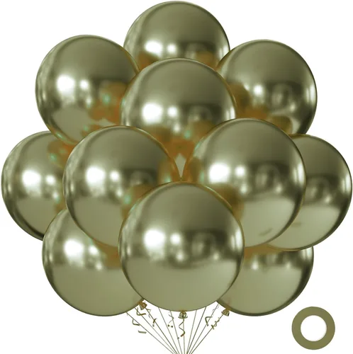Miniatura 62 de KALOR Globos color morado ceniza de 18 pulgadas, 10 globos de látex mate, globos redondos grandes para bodas, baby shower, fiestas de cumpleaños