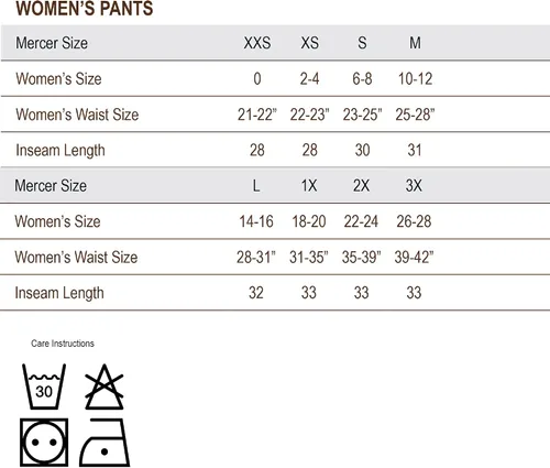 Miniatura 3 de Mercer Culinary Millennia - Pantalones de chef para mujer en diseño pata de gallo, XL, NegroBlanco, 1