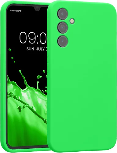 Miniatura 186 de kwmobile Funda compatible con Samsung Galaxy A13 4G - Funda delgada de silicona TPU - Acabado suave al tacto - Amarillo radiante