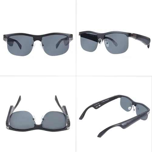 Miniatura 5 de Lentes inteligentes Bluetooth, gafas de audio y música, lentes de sol polarizados para hombres y mujeres, lentes de sol deportivos de oreja abierta
