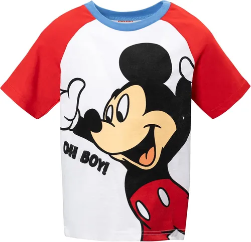 Miniatura 2 de Disney Pixar Cars Mickey Mouse King Toy Story Buzz Lightyear - Conjunto de camiseta gráfica y pantalones cortos de rizo francés