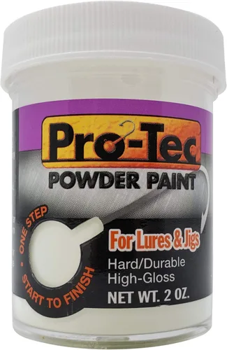 Miniatura 5 de Pro-Tec Pintura en Polvo para Jigs y Señuelos, Pintura para Señuelos de Pesca de Cabeza de Jig Resplandor verde brillante
