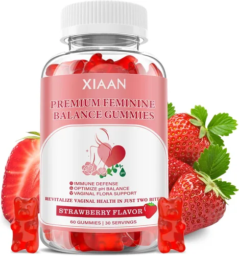 Miniatura 8 de Gomitas de equilibrio femenino para mujer, paquete de 2 gomitas premium de equilibrio femenino que apoyan el equilibrio del pH y la salud vaginal