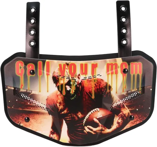 Placa trasera de fútbol, protector trasero para jugadores de fútbol, placas traseras de fútbol con rejillas de ventilación, protección de