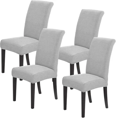 Miniatura 60 de Joccun Fundas para Sillas de Comedor Juego de 2, Fundas Elásticas para Sillas de Comedor Fundas para Sillas de Comedor Protector de Asiento, Funda