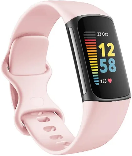 Miniatura 20 de Bandas de repuesto compatibles con Fitbit Charge 5/Fitbit Charge 6 bandas para mujeres y hombres, pulseras deportivas de silicona para mujeres