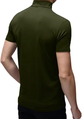 Miniatura 4 de Rela Bota Camisetas de moda para hombre, ropa interior térmica, media tortuga, manga corta, ajustadas, básicas