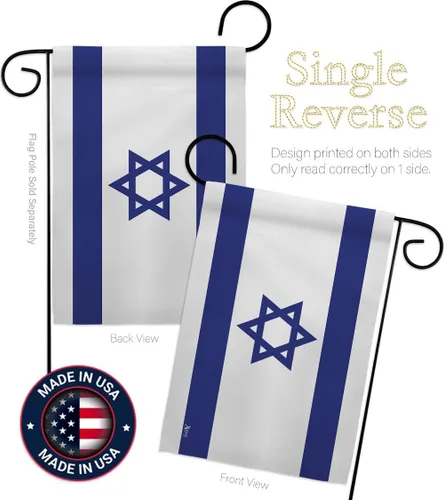 Miniatura 5 de Bandera de Israel Bandera de Israel Decoración de la Habitación Pequeña Decoración de la Tumba Interior Banner de Patio Exterior Casa Colgante