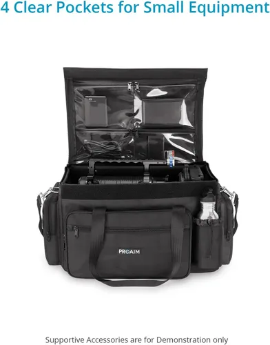 Miniatura 4 de PROAIM Cine - Bolsa de cubo para equipo de cámara, fotógrafo, videógrafos y videógrafos. Sólida y espaciosa, bolsas extraíbles, 4 bolsillos