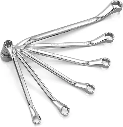 Miniatura 9 de Olsa Tools Juego de llaves de desplazamiento de extractor de pernos - Kit de removedor de sujetadores redondeados de 7 piezas - Diseño métrico