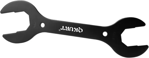 Miniatura 3 de QKURT Llave de auriculares de bicicleta 4 en 1, 30/32/36/1.575 in de alta resistencia para auriculares de bicicleta Negro