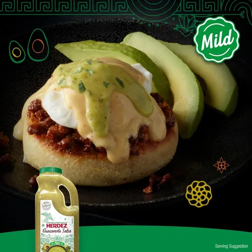 Miniatura 4 de HERDEZ Salsa de Guacamole Suave en Jarra, 32 oz (Paquete de 1)