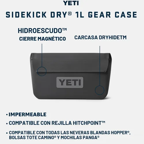 Miniatura 2 de YETI Sidekick Dry 1L Bolsa para Equipo, Negro