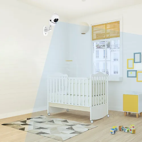 Miniatura 4 de AOZTSUN Soporte ajustable para monitor de bebé compatible con HelloBaby HB6550 HB65/HB66/HB248, ANMEATE SM935E, Nanit Pro Smart Baby Monitor Montaje