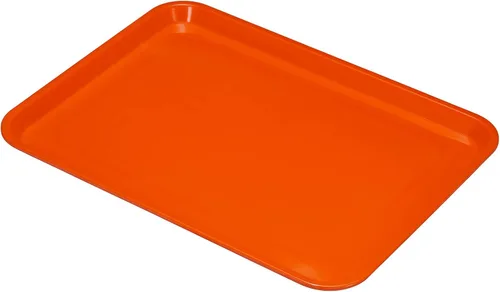 Miniatura 11 de PATIKIL Bandeja de comida rápida de 12 x 8 pulgadas, bandeja rectangular reutilizable reciclable multiusos para restaurante, cocina en casa