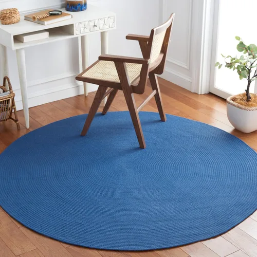 Miniatura 6 de SAFAVIEH Alfombra trenzada Collection – Alfombra redonda de 3 pies, color beige, hecha a mano, casa de campo, ideal para zonas de alto tráfico