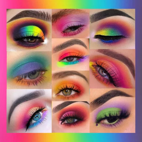 Miniatura 7 de UCANBE EXOTIC FLAVORS - Paleta de maquillaje de sombra de ojos de neón – 48 colores de alta pigmentación – Juego de regalo de paleta de maquillaje