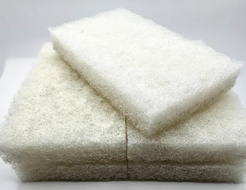 Miniatura 7 de Limpiador de baño con mango de 6 piezas, cepillo de esponja de limpieza resistente, almohadillas de limpieza para baño, blanco, antiarañazos, quitar