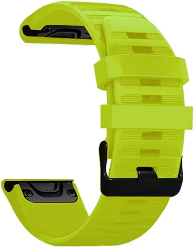 Miniatura 12 de AISPORTS Correa de silicona compatible con Garmin Fenix 7/7 Pro/6/6 Pro/5/5 Plus, correa de reloj de ajuste rápido de 0.866 pulgadas, correa Azul