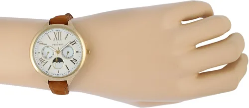 Miniatura 4 de Peugeot Reloj analógico de cuarzo 3053 chapado en oro de 14 quilates para mujer