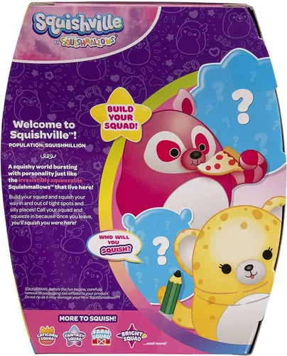 Miniatura 3 de Squishmallows ENT_551113 - Juego de cine, incluye mini silla de pretzel de 2 pulgadas, un cubo de palomitas de maíz, irresistiblemente suave, felpa