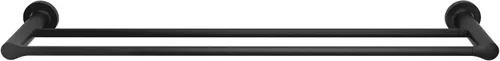 Miniatura 2 de American Standard 7105224.243 Studio S - Toallero doble de 24 pulgadas, negro mate Mate negro
