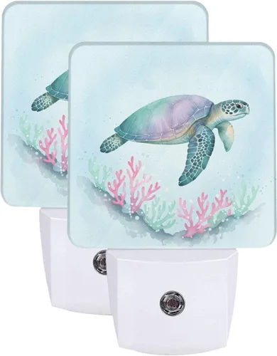 Miniatura 12 de Futterya Luz nocturna LED personalizada enchufable, juego personalizado de 2 lámparas de decoración con sensor automático del atardecer al amanecer