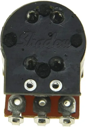 Miniatura 6 de Shadow Kill Pot Potenciómetro de bajo de guitarra con interruptor de empuje para matar el sonido de audio o cono lineal