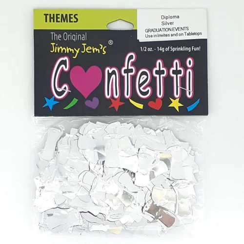 Miniatura 2 de Confeti Diploma Plata - Paquete al por menor #9415 QS0