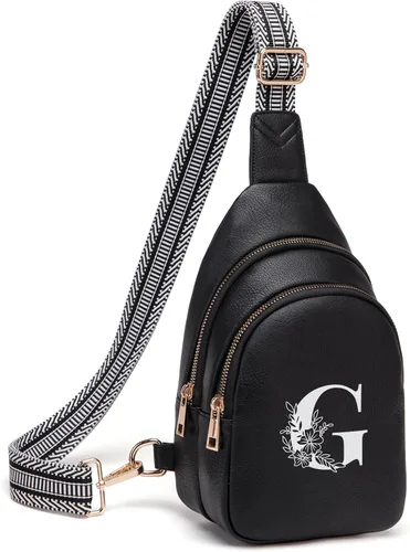 Miniatura 120 de Viverte Bolsas Cruzadas para Mujeres Bolso de Hombro Inicial Riñoneras Personalizadas Regalos para Mamá Mujer Esposa