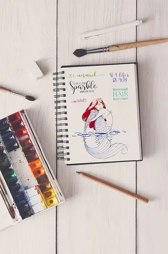 Miniatura 5 de Sellos transparentes de sirena para hacer tarjetas y decoraciones de álbumes de fotos, palabras femeninas, sellos de goma transparente para álbumes