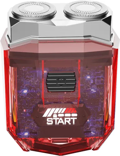 Miniatura 9 de Cyberpunk Mini afeitadora eléctrica, maquinilla de afeitar eléctrica portátil para hombres, pantalla inteligente, IPX7 impermeable, afeitado húmedo