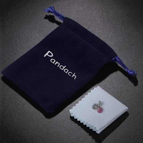 Miniatura 3 de Pandach Dijes de plata de ley 925 para pulseras y collares, colgantes de mariposa y auriculares, dijes de trébol, joyería de regalo para mujeres