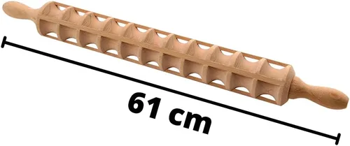 Miniatura 2 de Eppicotispai Beechwood - Rodillo para ravioles, 40 ravioles, 23.6 pulgadas