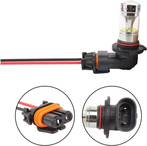 Miniatura 5 de TOMALL 9005 HB3 bulbo zócalos hembra adaptador cableado arnés conector para bombilla