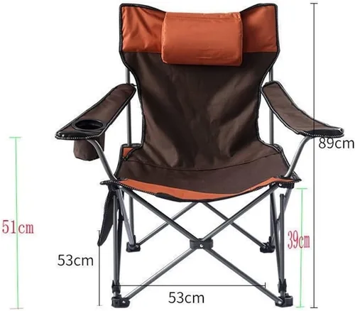 Miniatura 2 de Silla plegable Silla reclinable plegable para exteriores (verde)