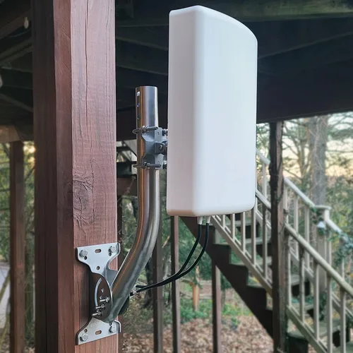Miniatura 6 de Proxicast Pro-Grade J-Max - Soporte de antena de aluminio 100% sólido a prueba de óxido, soporte universal de pivote/bloqueo ajustable