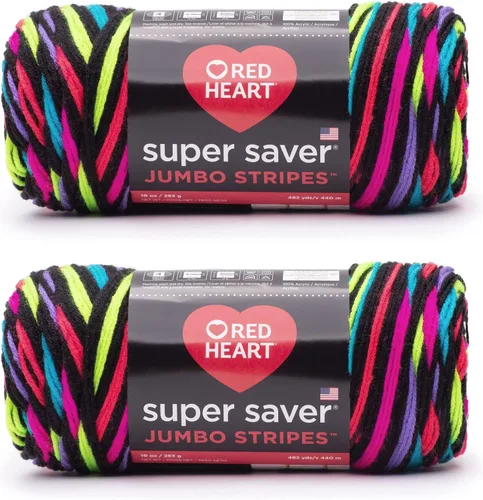 Miniatura 28 de Red Heart Super Saver Jumbo Ovillo de lana, Amatista
