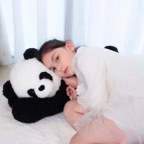Miniatura 2 de Somao Juguete de peluche de oso panda gigante, lindo panda grande, almohada suave para abrazar para niños, novia, cojín para dormir, regalo