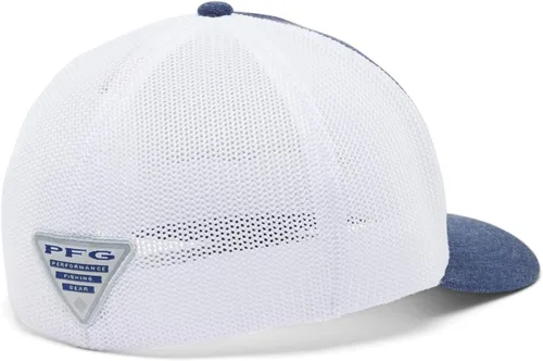 Miniatura 1019 de Columbia - Gorra de malla con bandera con árboles unisex para adultos, corona alta
