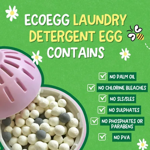 Miniatura 6 de Ecoegg Detergente para ropa sucia, 70 cargas, flor de primavera, piel sensible