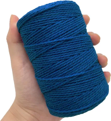 Miniatura 3 de Cuerda de cordel de algodón de 500 pies para carniceros de cocina, cordel de cocina para manualidades, asado, envoltura de regalos, decoración