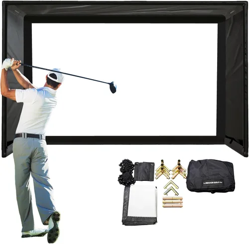 Miniatura 11 de The Indoor Golf Shop DIY Golf Simulator Enclosure - Easy-Setup Golf Simulators for Home - Includes SIGPRO Premium Impact Golf Screen, Enclosure