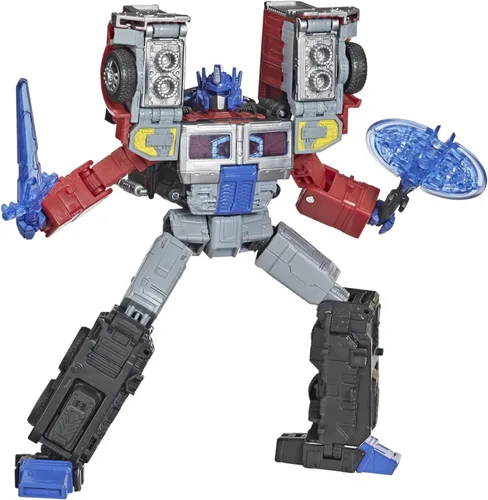Miniatura 5 de Transformers Toys Generations Legacy Series Leader G2 Universe Laser Optimus Prime - Figura de acción para niños de 8 años en adelante, 7 pulgadas