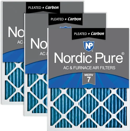 Miniatura 85 de Nordic Pure Filtros de aire para horno MERV 6 de 18 x 25 x 1 pulgadas (tamaño real: 17 1/2 x 24 1/2 x 3/4), color verde poliéster MERV 6, reduce