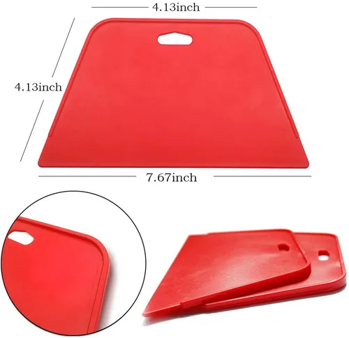 Miniatura 2 de tiptopcarbon Kit de herramientas para papel pintado con espátula de fieltro, rodillo de costuras para papel adhesivo, vinilo adhesivo 02 Kit