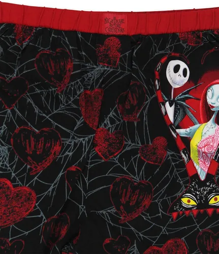 Miniatura 5 de Nightmare Before Christmas Jack and Sally - Calzoncillos tipo bóxer para hombre Negro