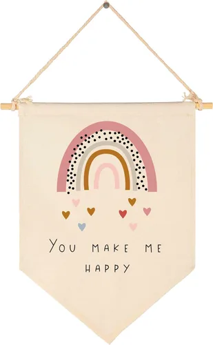 Miniatura 26 de Twinkle Twinkle Little Star - Bandera colgante de lona para pared, regalo para bebé, niños, guardería, habitación de niños, sala de juegos, pancarta